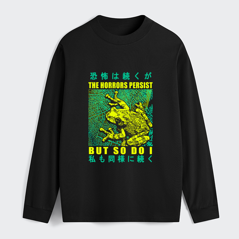 Tokyo-Tiger The Horrors Persist Forg Classic Long Sleeve T-Shirt