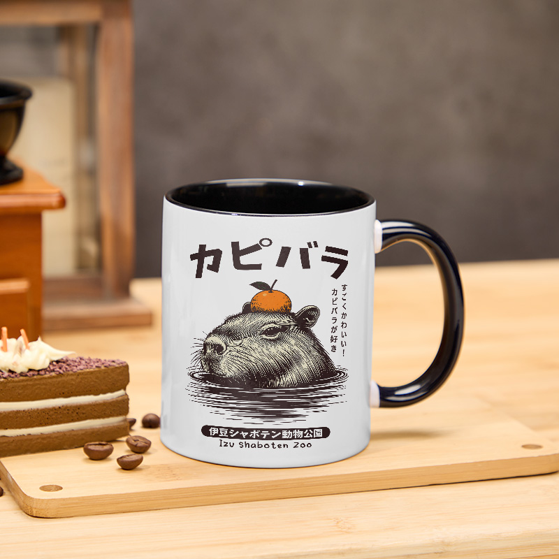 Tokyo-Tiger Capybara Hot Spring Mug