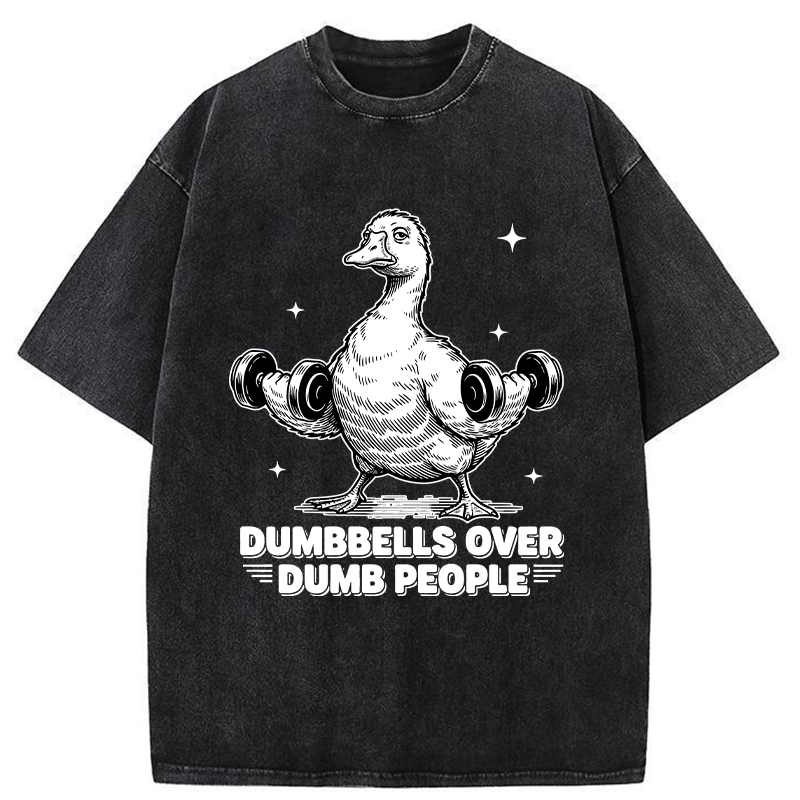 Tokyo-Tiger Goose That Works Out Washed T-Shirt