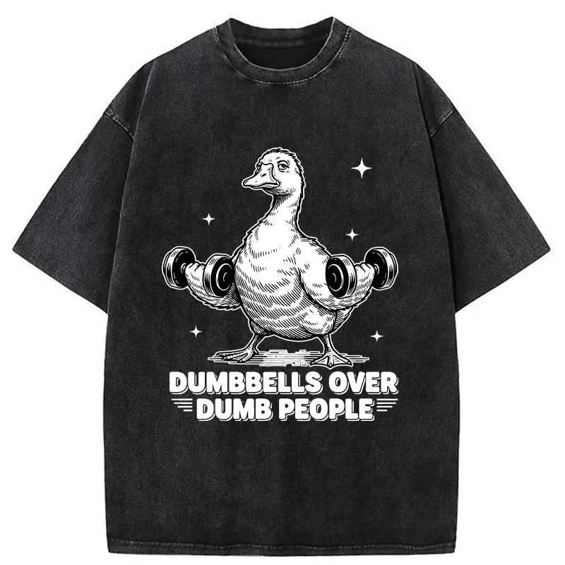 Tokyo-Tiger Goose That Works Out Washed T-Shirt