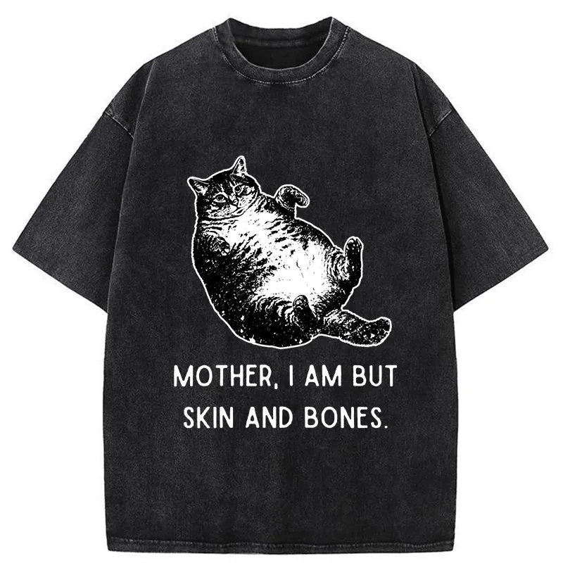 Tokyo-Tiger Overweight Cat And Its Doting Owner Washed T-Shirt