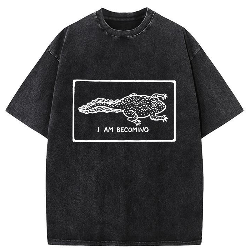 Tokyo-Tiger I Am Evolving Washed T-Shirt
