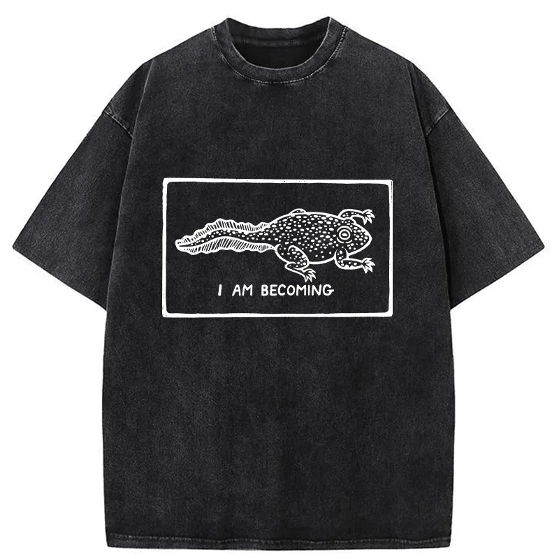 Tokyo-Tiger I Am Evolving Washed T-Shirt