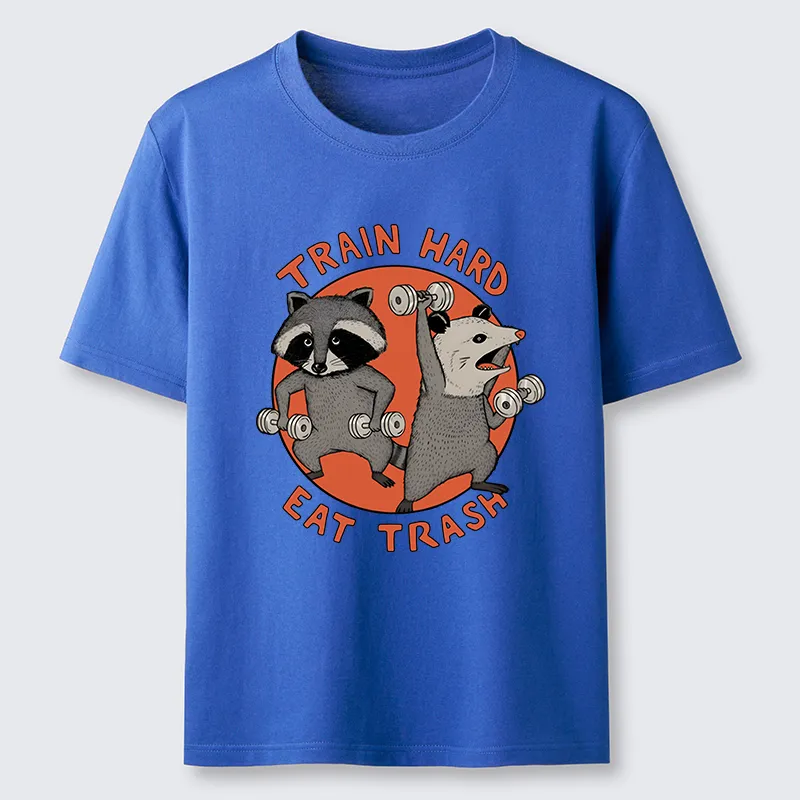 Tokyo-Tiger Raccoons And Opossums Are Working Out Classic T-Shirt