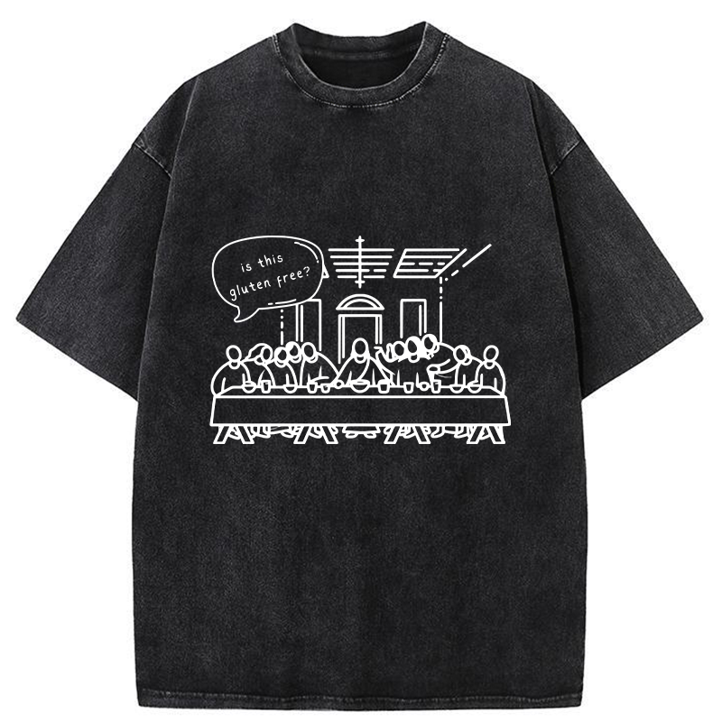 Tokyo-Tiger Gluten-free Dinner Washed T-Shirt
