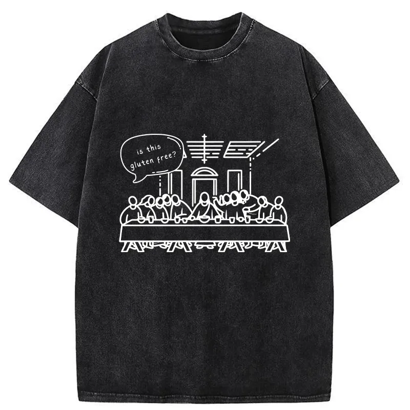 Tokyo-Tiger Gluten-free Dinner Washed T-Shirt