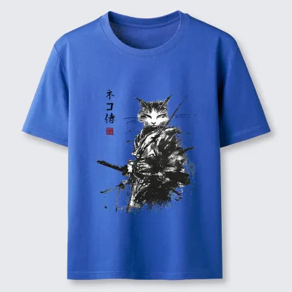 Tokyo-Tiger Inkblade Samurai Cat Classic T-Shirt