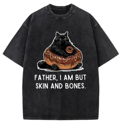Tokyo-Tiger Fat Cat Is Begging For Food Washed T-Shirt