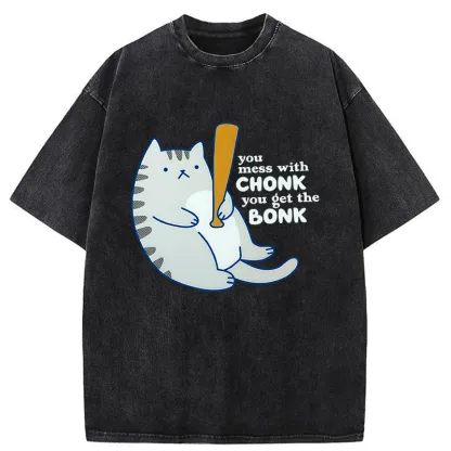 Tokyo-Tiger Get Beaten By The Cat Washed T-Shirt