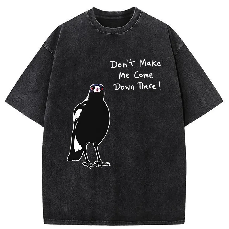 Tokyo-Tiger Angry Crow Meme Washed T-Shirt Sale