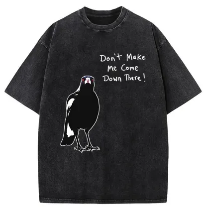 Tokyo-Tiger Angry Crow Meme Washed T-Shirt