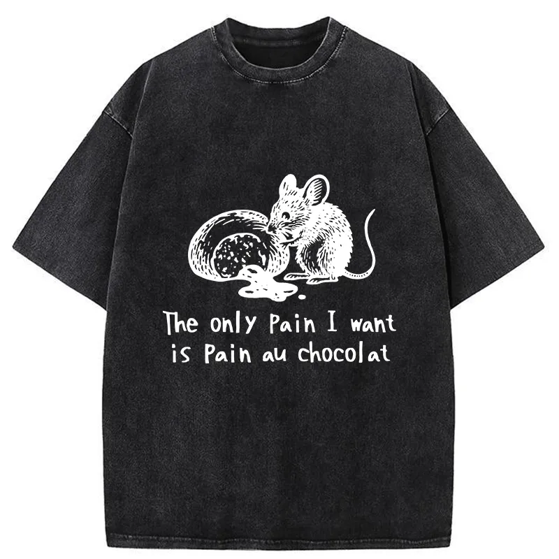 Tokyo-Tiger Chocolat Chocolate Bread Washed T-Shirt