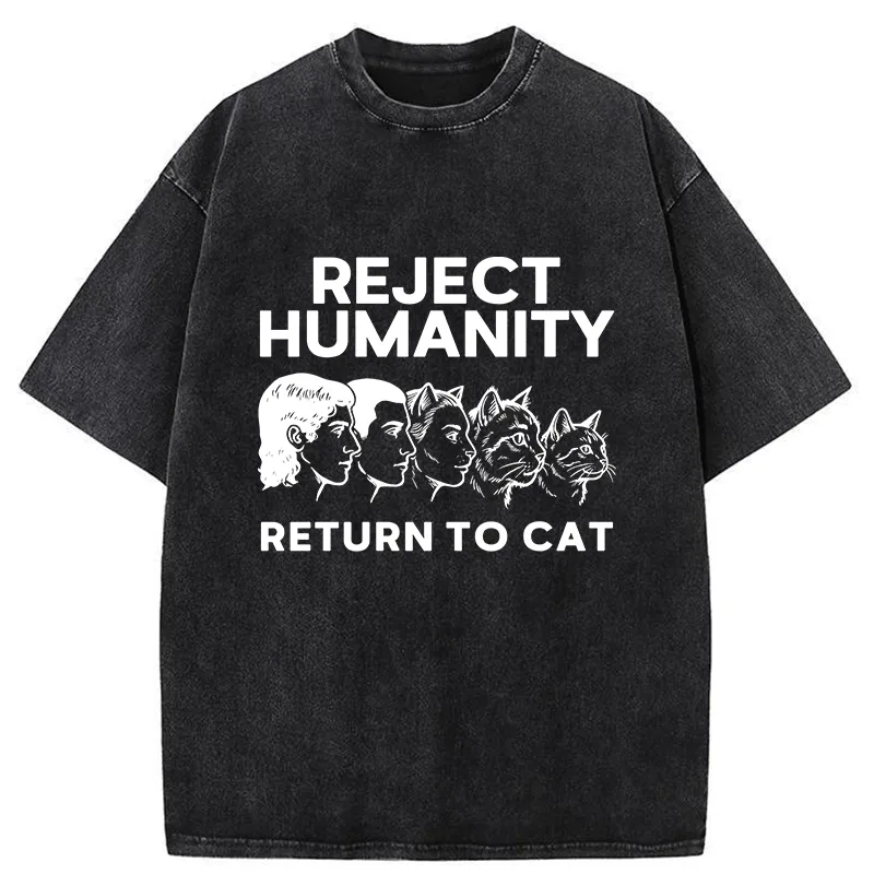 Tokyo-Tiger Return The Cat Washed T-Shirt