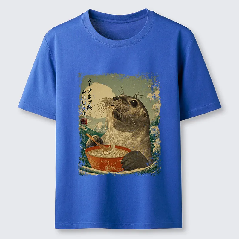 Tokyo-Tiger Slurp Like a Seal Classic T-Shirt