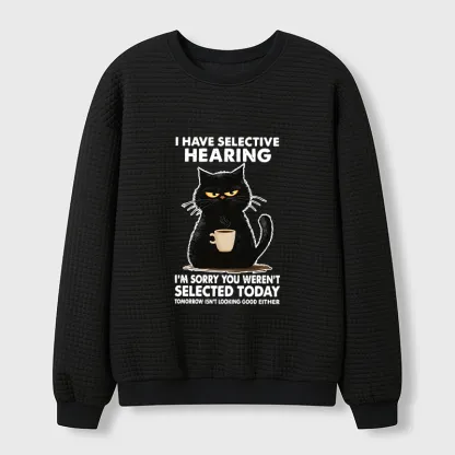 Tokyo-Tiger Not Selected Today Waffle Sweatshirt