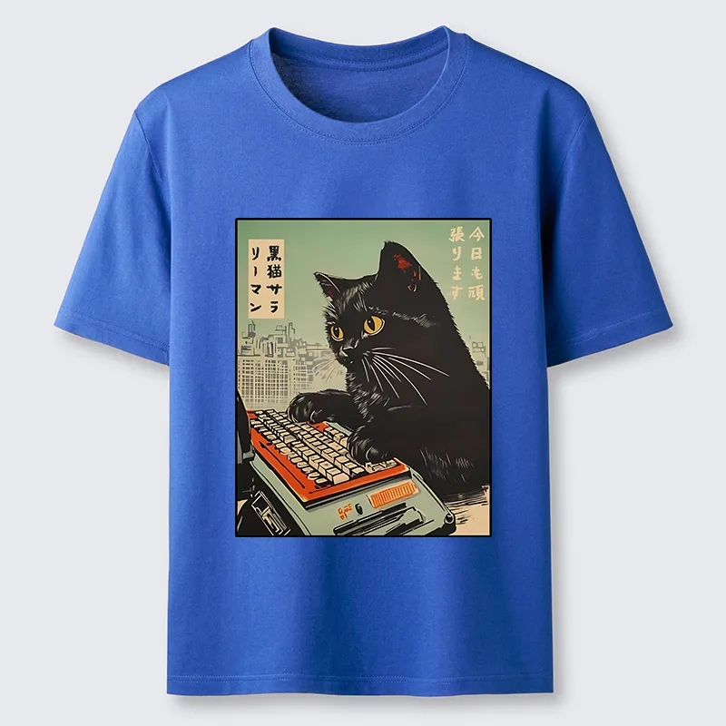 Tokyo-Tiger Cat Typing Classic T-Shirt