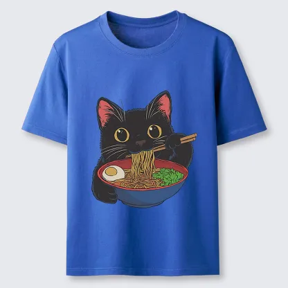 Tokyo-Tiger Black Cat Ate Japan Ramen Classic T-Shirt