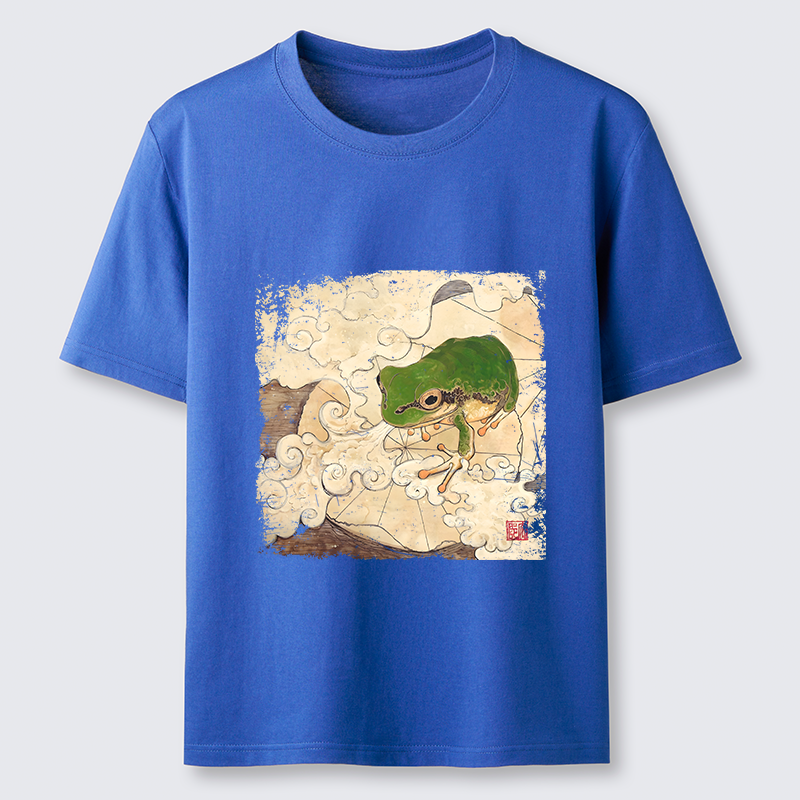 Tokyo-Tiger Vintage Frog Painting Classic T-Shirt
