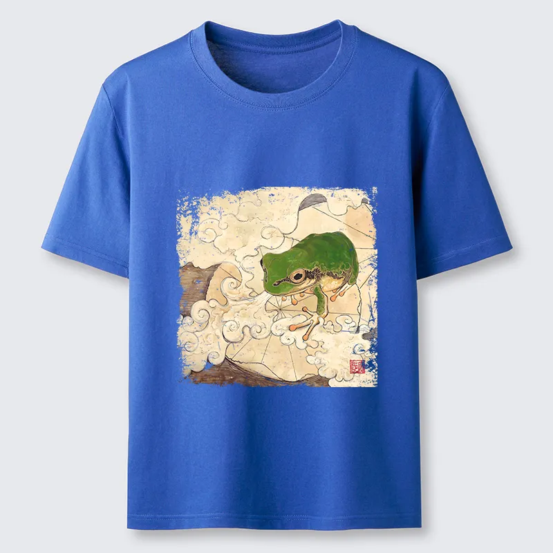 Tokyo-Tiger Vintage Frog Painting Classic T-Shirt