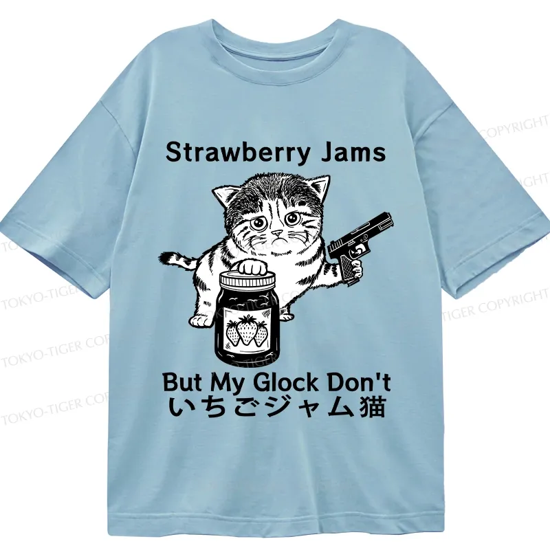 Tokyo-Tiger Strawberry Jam Cat Classic T-Shirt