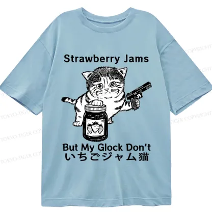 Tokyo-Tiger Strawberry Jam Cat Classic T-Shirt