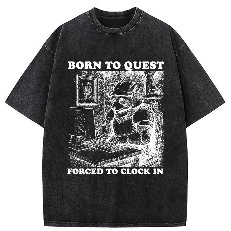 Tokyo-Tiger Loss Of Freedom Due To Work Washed T-Shirt