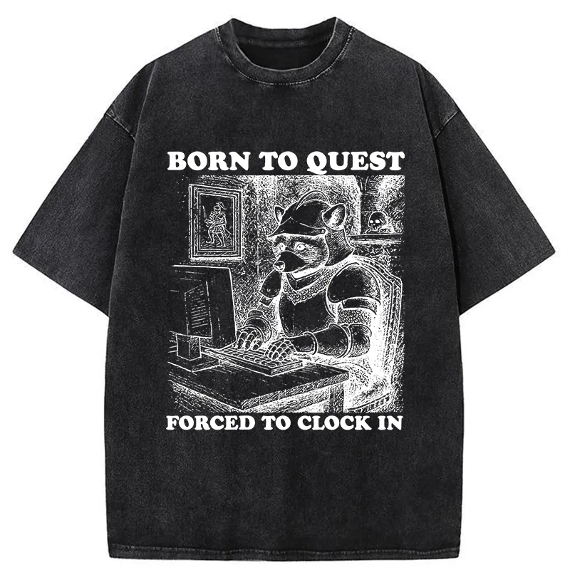 Tokyo-Tiger Loss Of Freedom Due To Work Washed T-Shirt