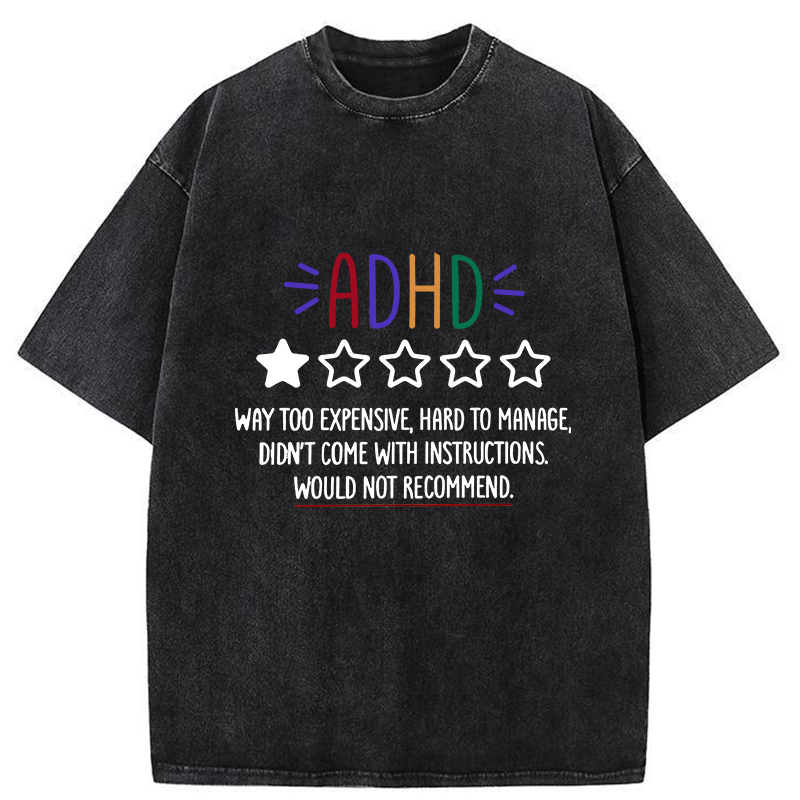 Tokyo-Tiger Evaluate ADHD Washed T-Shirt