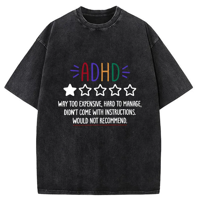 Tokyo-Tiger Evaluate ADHD Washed T-Shirt Sale