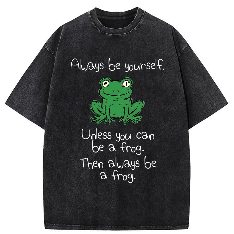 Tokyo-Tiger You Can Also Be A Frog Washed T-Shirt