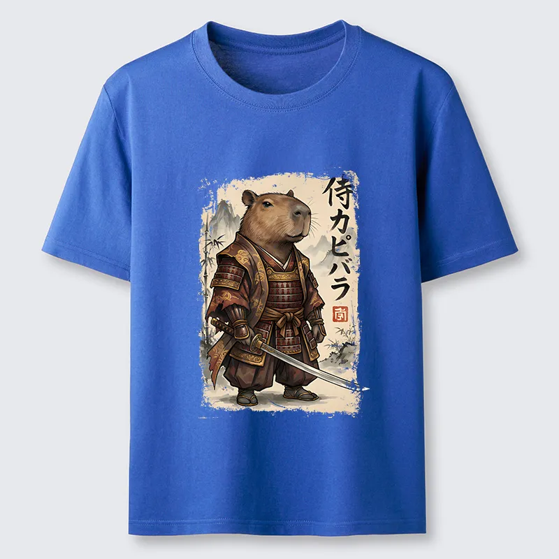 Tokyo-Tiger Samurai Capybara Classic T-Shirt
