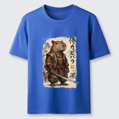 Tokyo-Tiger Samurai Capybara Classic T-Shirt