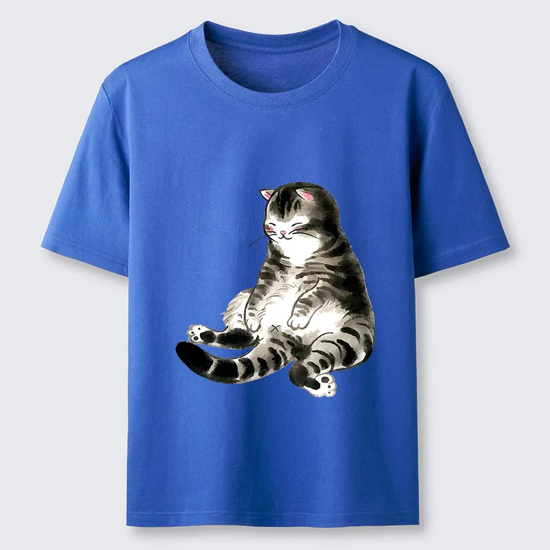 Tokyo-Tiger Ink Painting Cute Cat Classic T-Shirt
