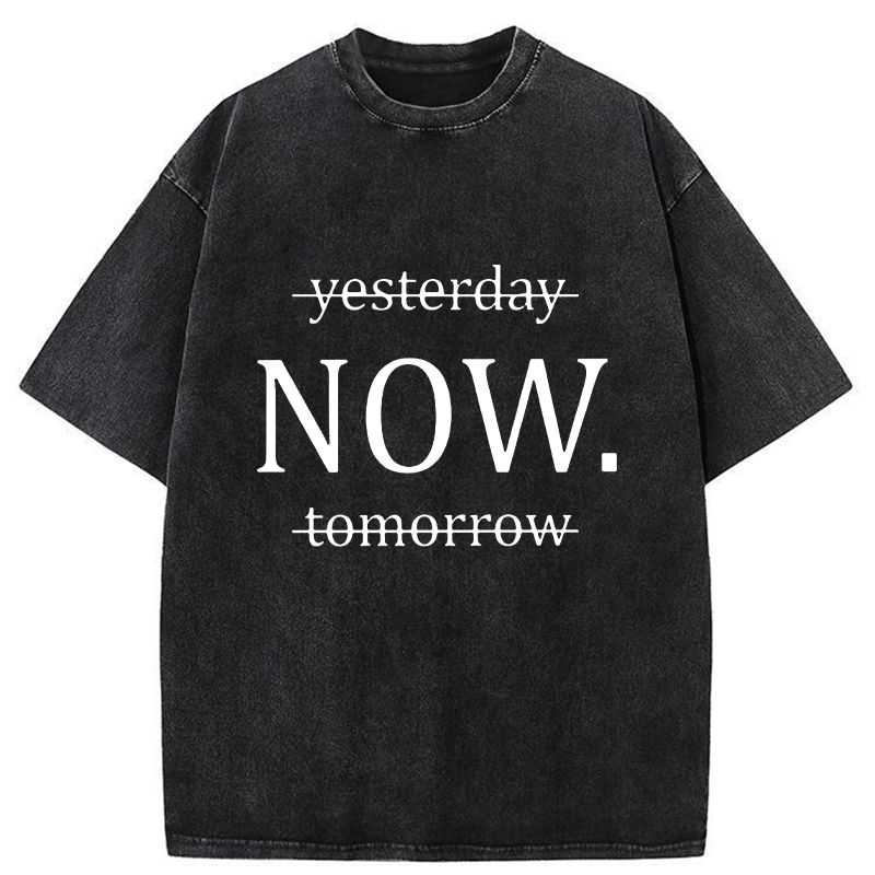 Tokyo-Tiger Cherish The Present Washed T-Shirt