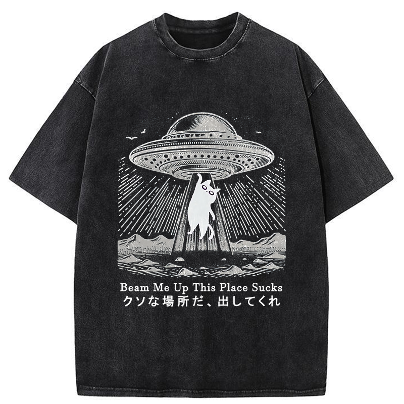Tokyo-Tiger Please Take Me Away Washed T-Shirt