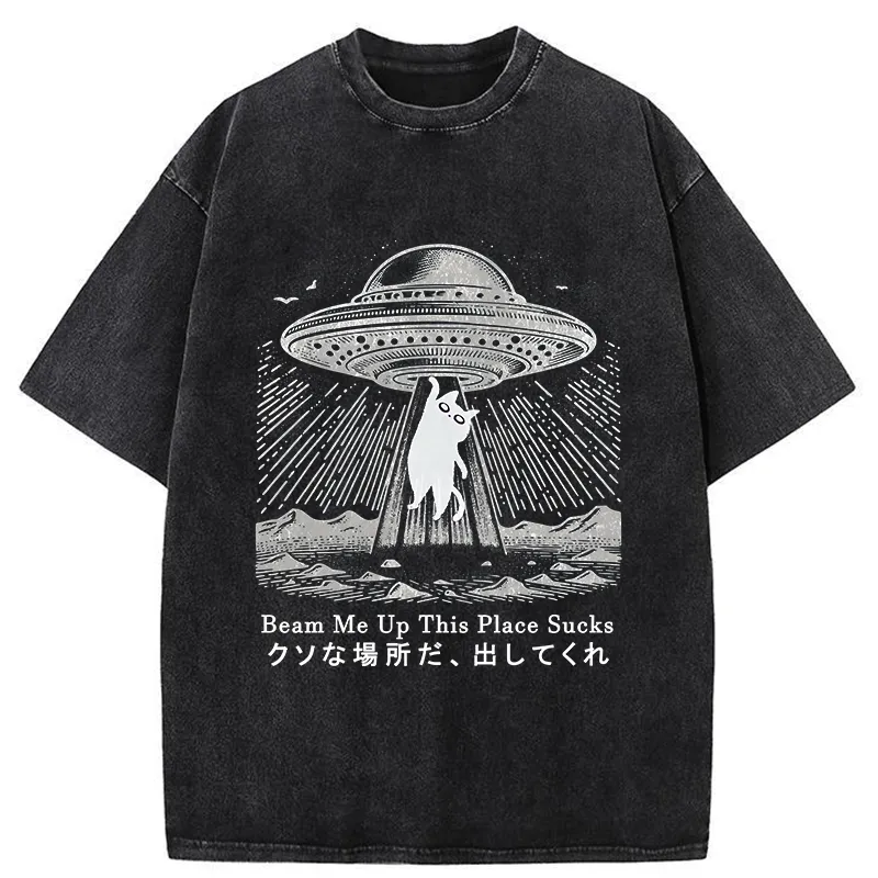 Tokyo-Tiger Please Take Me Away Washed T-Shirt