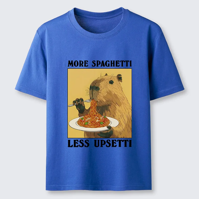 Tokyo-Tiger Capybara Eating Pasta Classic T-Shirt