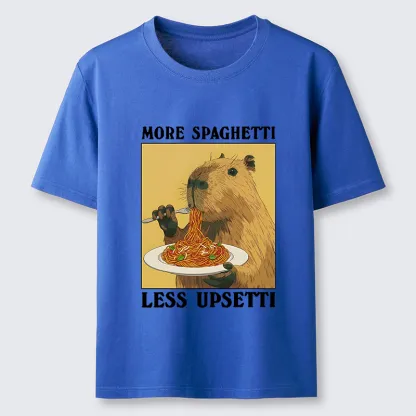 Tokyo-Tiger Capybara Eating Pasta Classic T-Shirt