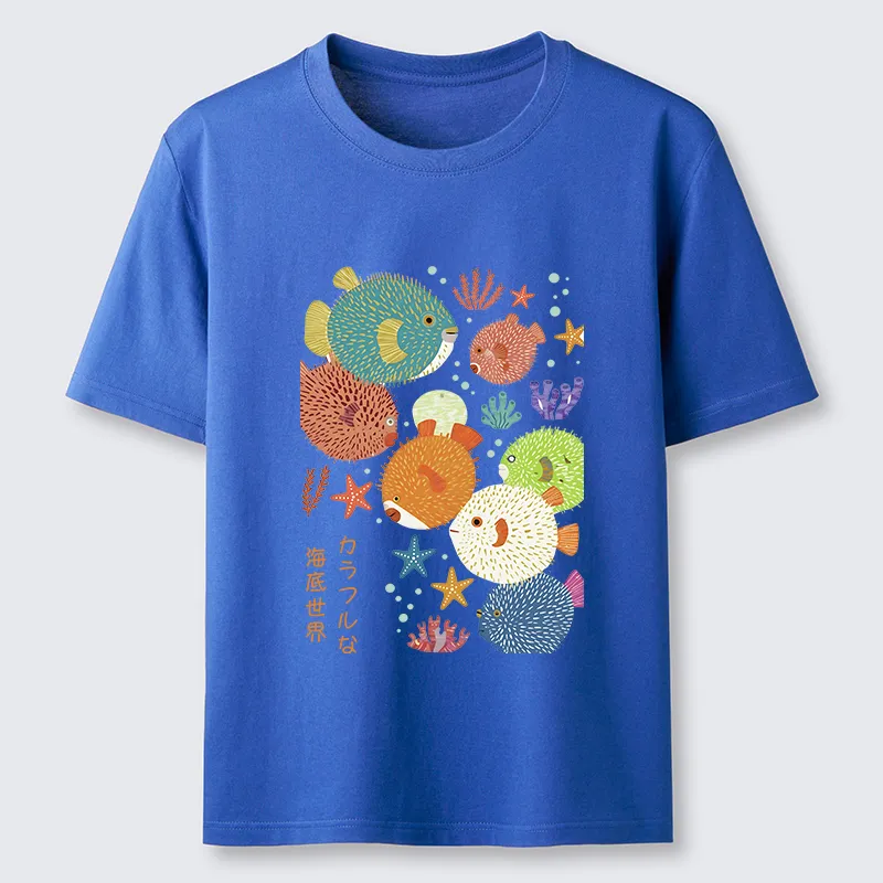Tokyo-Tiger Japanese Fish Kanji Classic T-Shirt