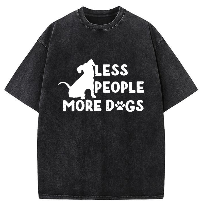 Tokyo-Tiger Fewer People More Dogs Washed T-Shirt