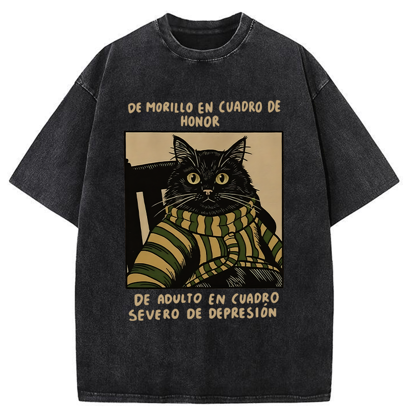 Tokyo-Tiger Life Of Contrast Washed T-Shirt