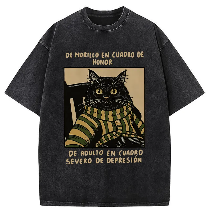 Tokyo-Tiger Life Of Contrast Washed T-Shirt