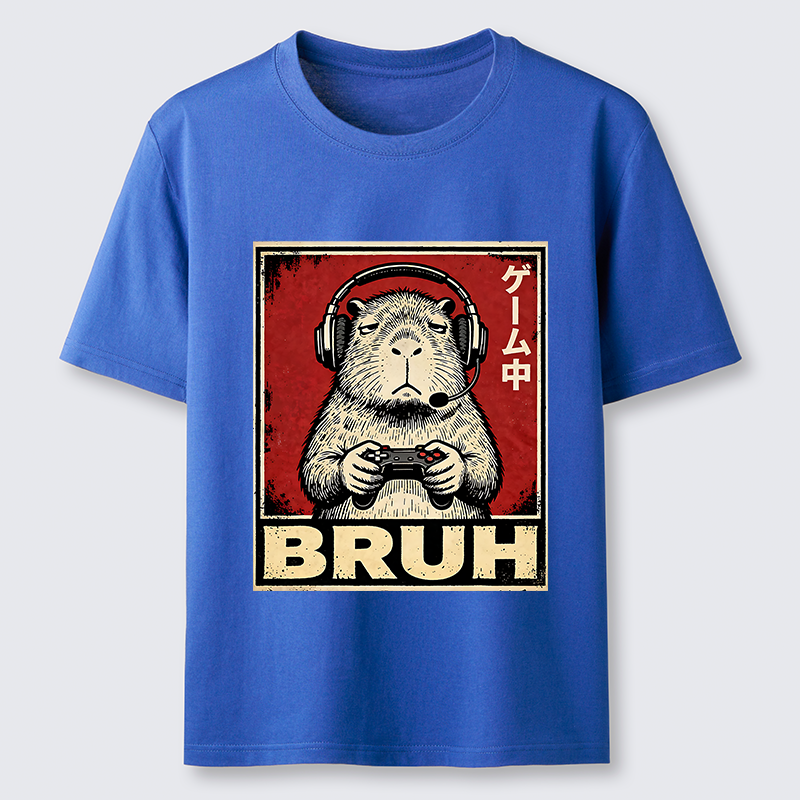 Tokyo-Tiger Funny Capybara Playing Games Classic T-Shirt