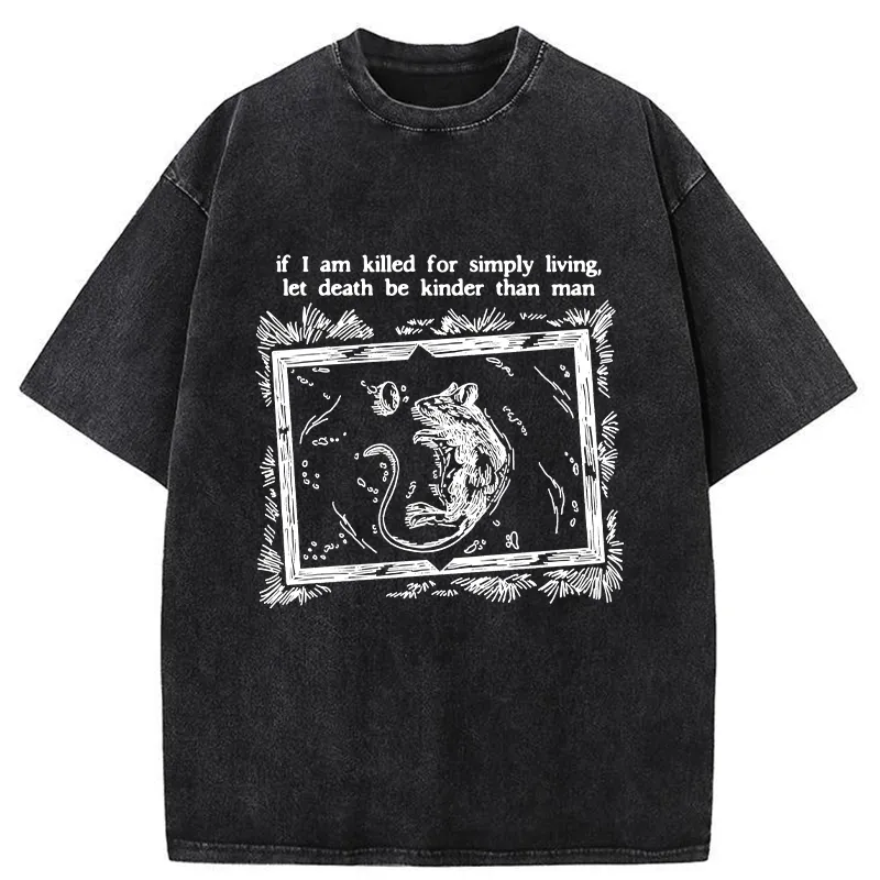 Tokyo-Tiger Mouse's Last Wish Washed T-Shirt