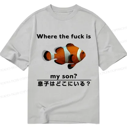 Tokyo-Tiger Fish Looking For Son Classic T-Shirt