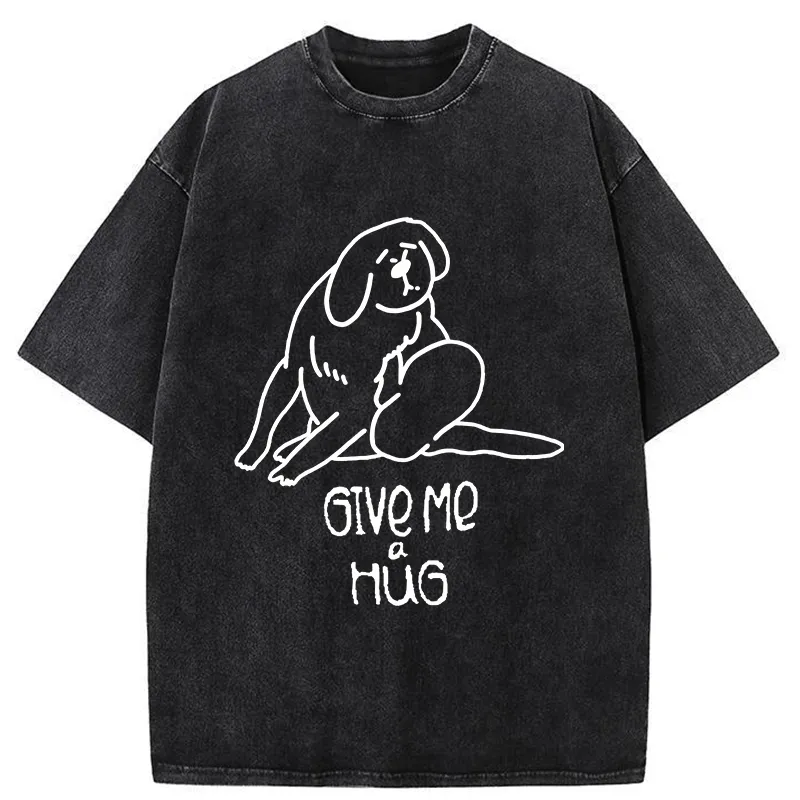 Tokyo-Tiger Dog Scratching Funny Washed T-Shirt Sale