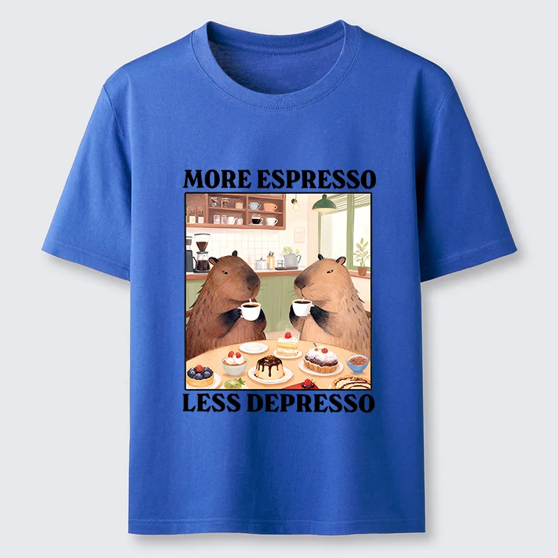 Tokyo-Tiger Capybaras Drink More Coffee Classic T-Shirt