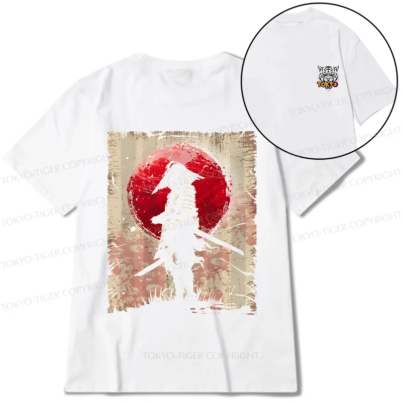 Tokyo-Tiger Samurai Front Back Classic T-Shirt