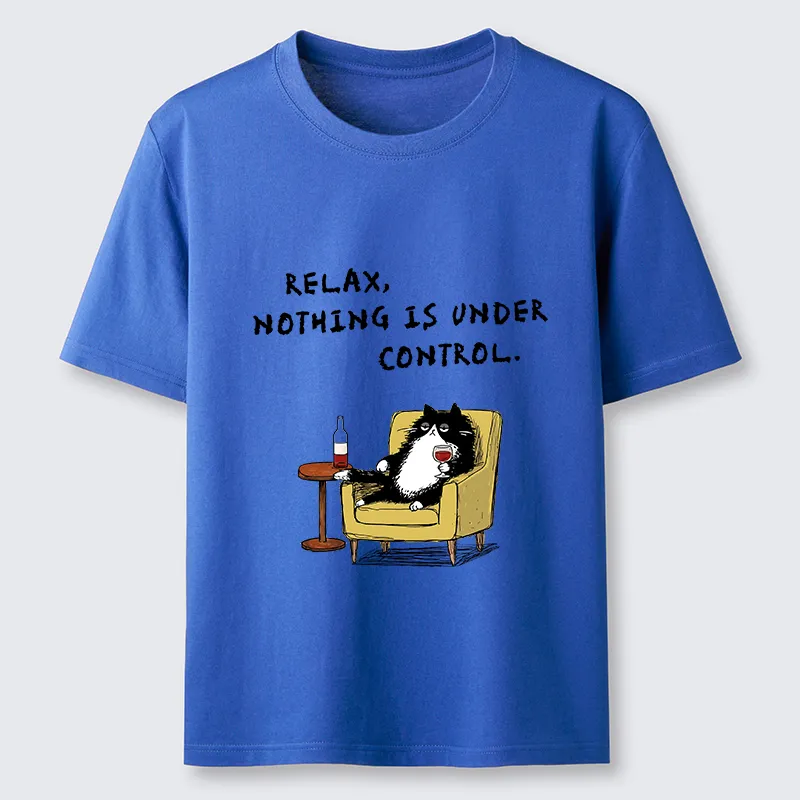 Tokyo-Tiger Unavailable Cat: Nothing Is Under Control Classic T-Shirt