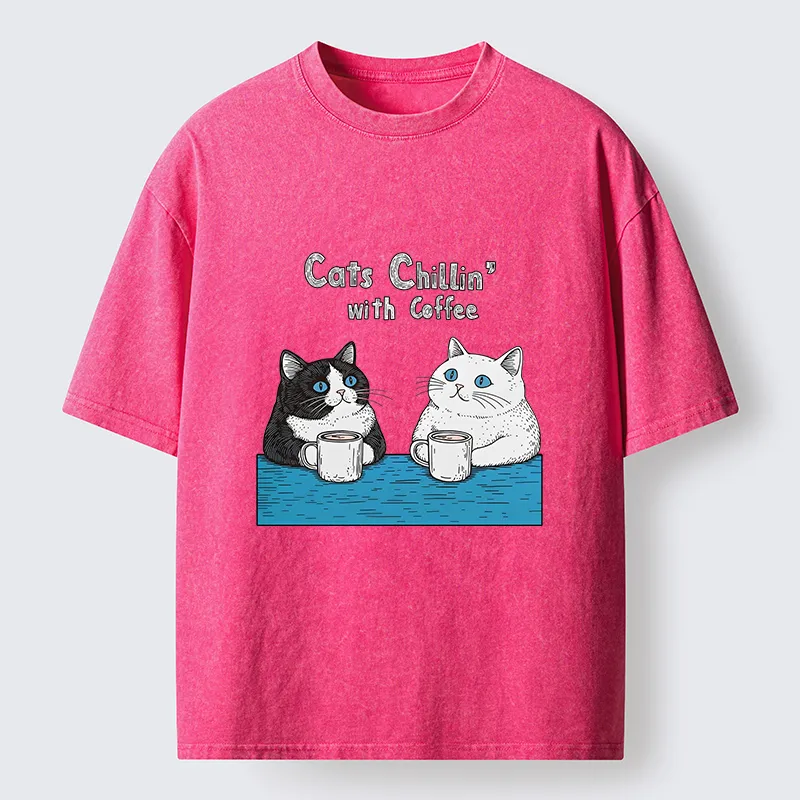 Tokyo-Tiger Leisure Time Washed T-Shirt